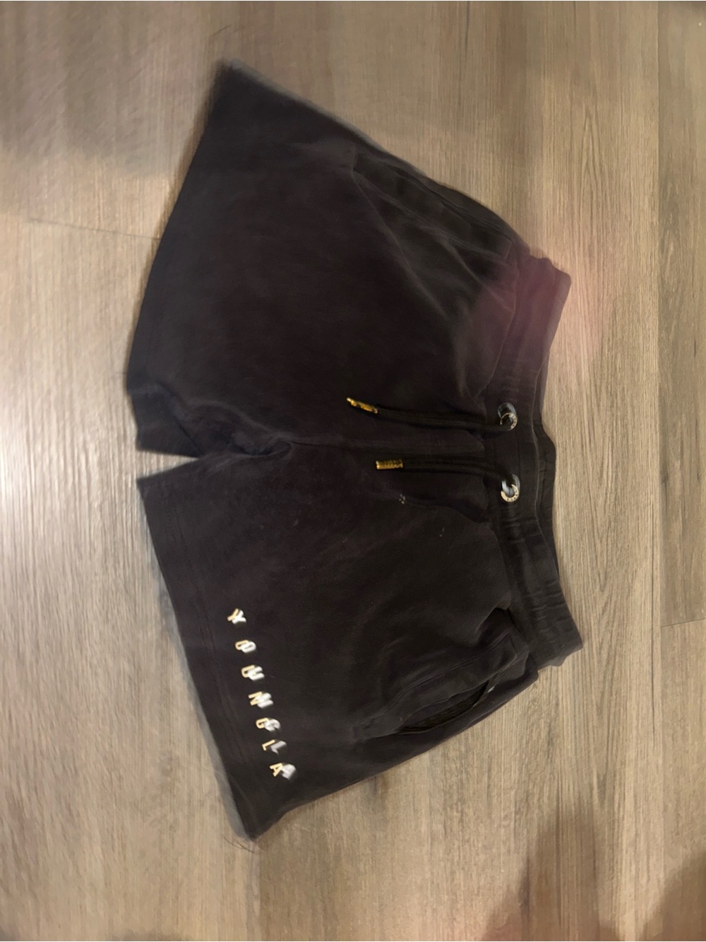 YoungLA Black Women’s Athletic Fleece Shorts